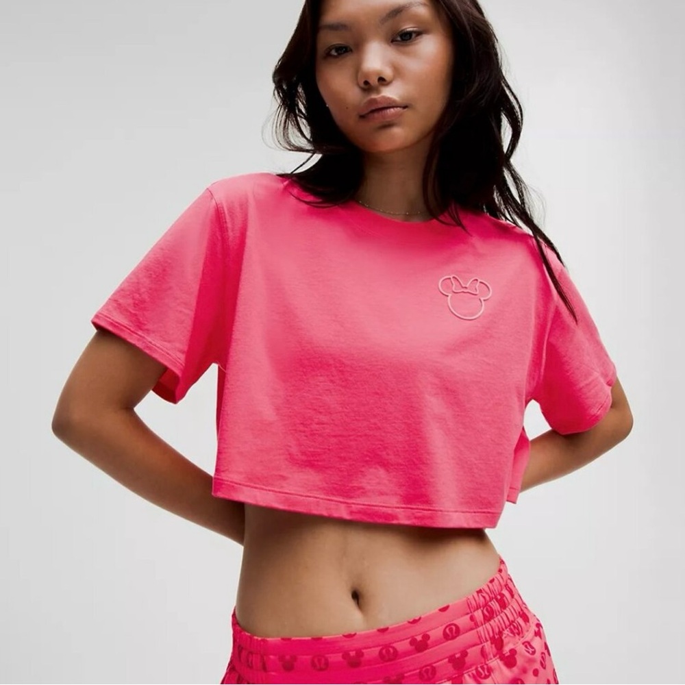 Lululemon Disney Crop Tee All Yours